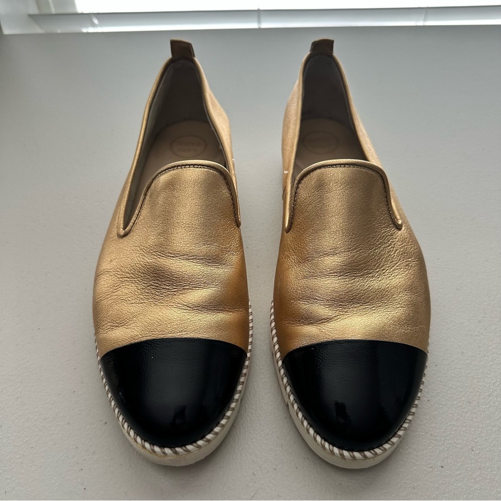 PAUL GREEN ‘Daniella’ Metallic Soft Leather Loafers Women’s Size 9.5 - Picture 4 of 12